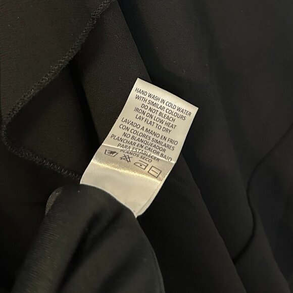 PETAL & PUP Ciao Ruffle Chiffon Gown in Black Size X-Large - Picture 11 of 14